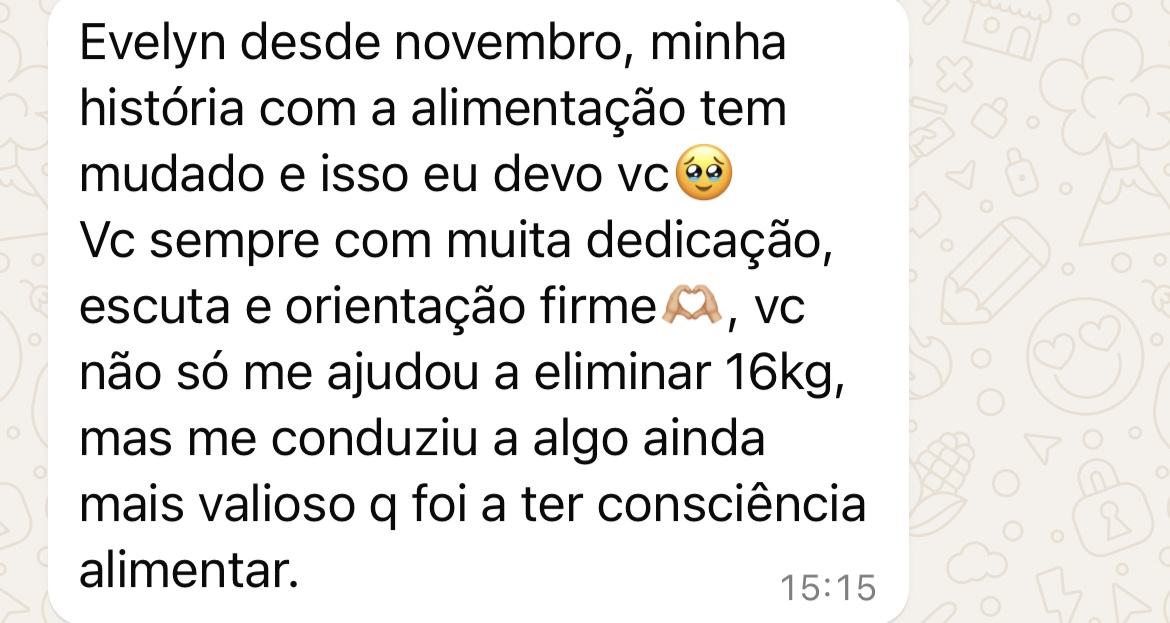 Depoimento de paciente 1